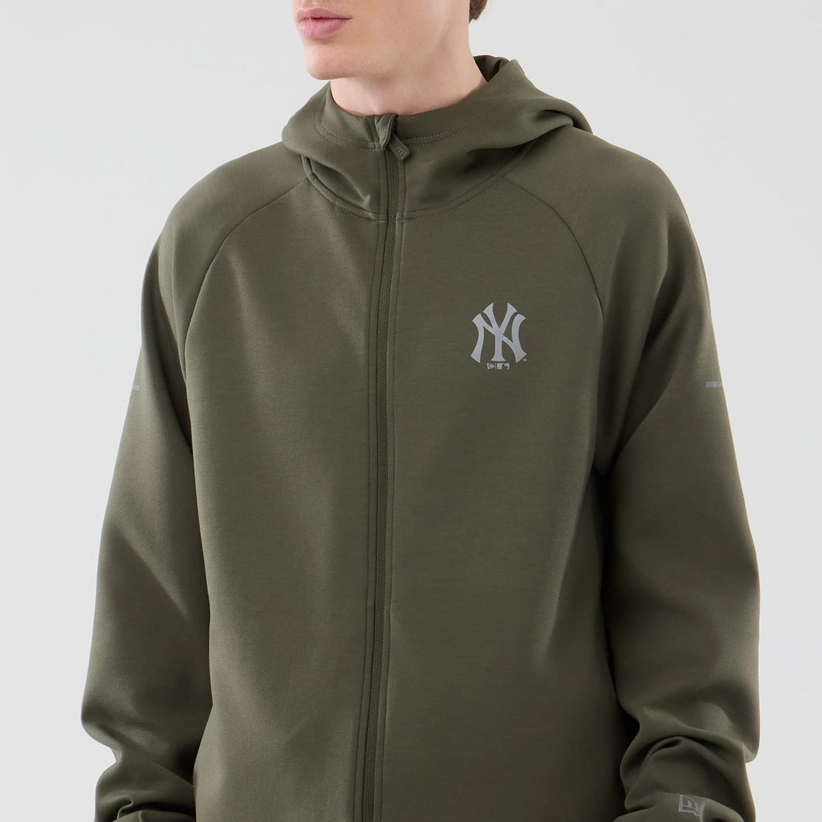New York Yankees MLB Core Plus Green Full Zip Hoodie-zelvios