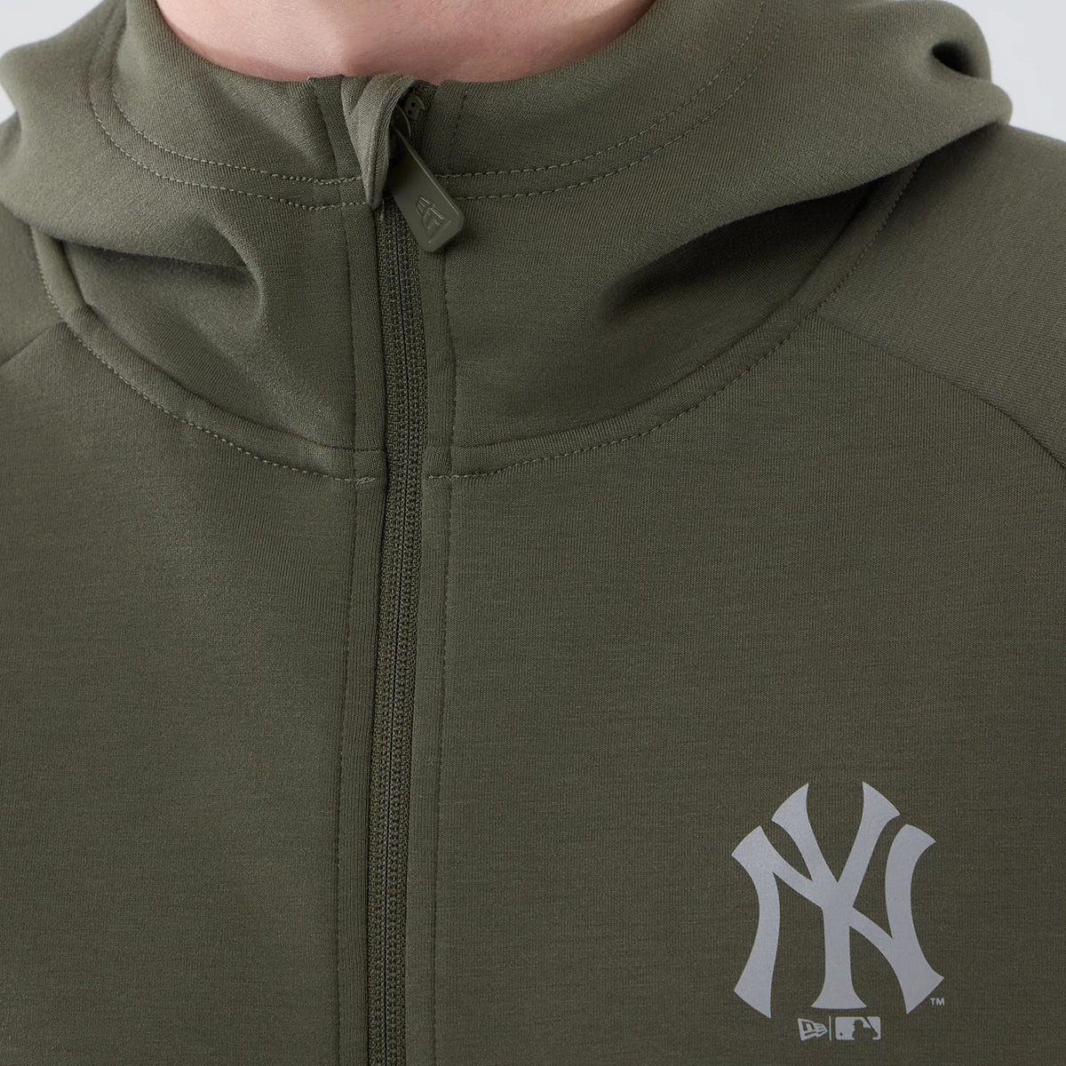 New York Yankees MLB Core Plus Green Full Zip Hoodie-zelvios