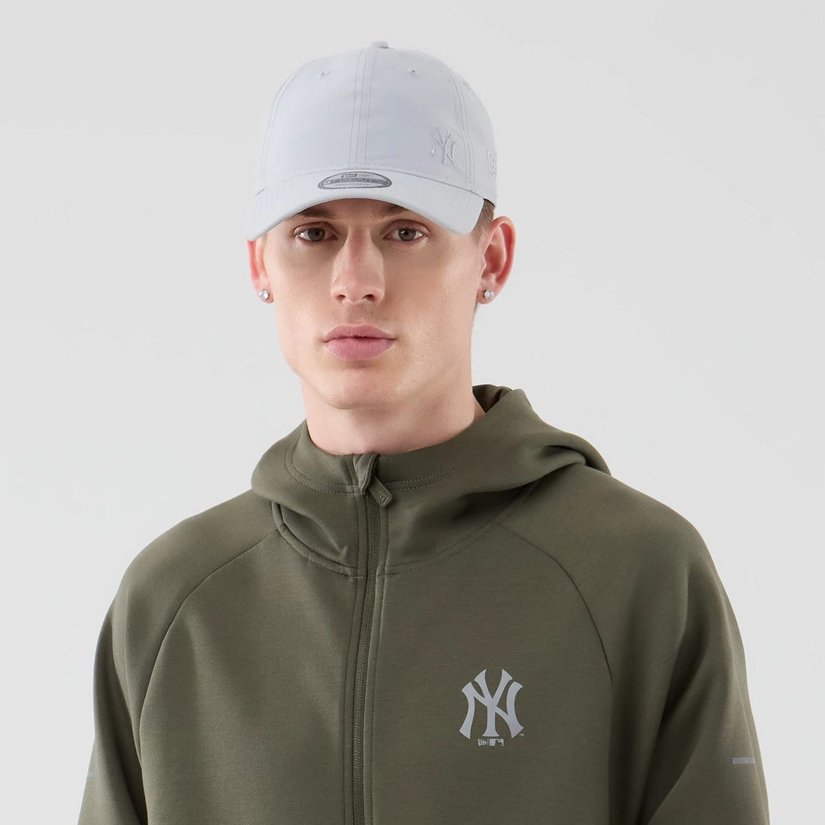 New York Yankees MLB Core Plus Green Full Zip Hoodie-zelvios