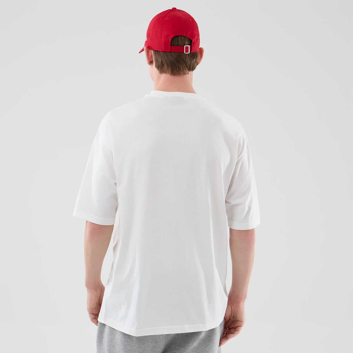 Chicago Bulls NBA Basketball Graphic White Oversized T-Shirt-zelvios
