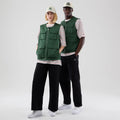 New Era Dark Green Utility Vest-zelvios