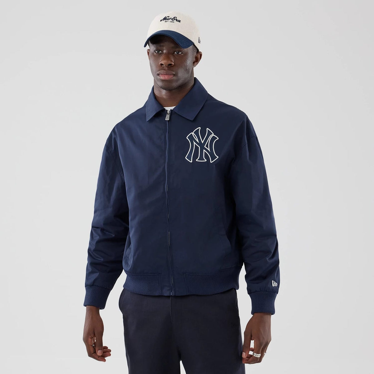 New York Yankees MLB Collared Navy Jacket-zelvios