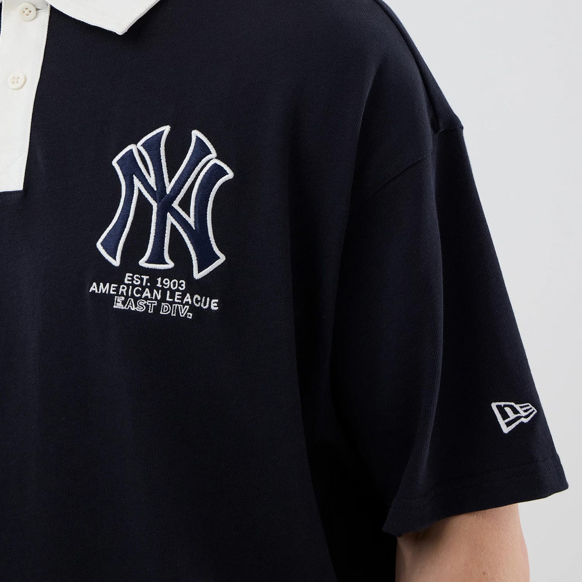 New York Yankees MLB Navy Polo T-Shirt-zelvios