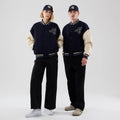 New Era Oversized Navy Varsity Jacket-zelvios