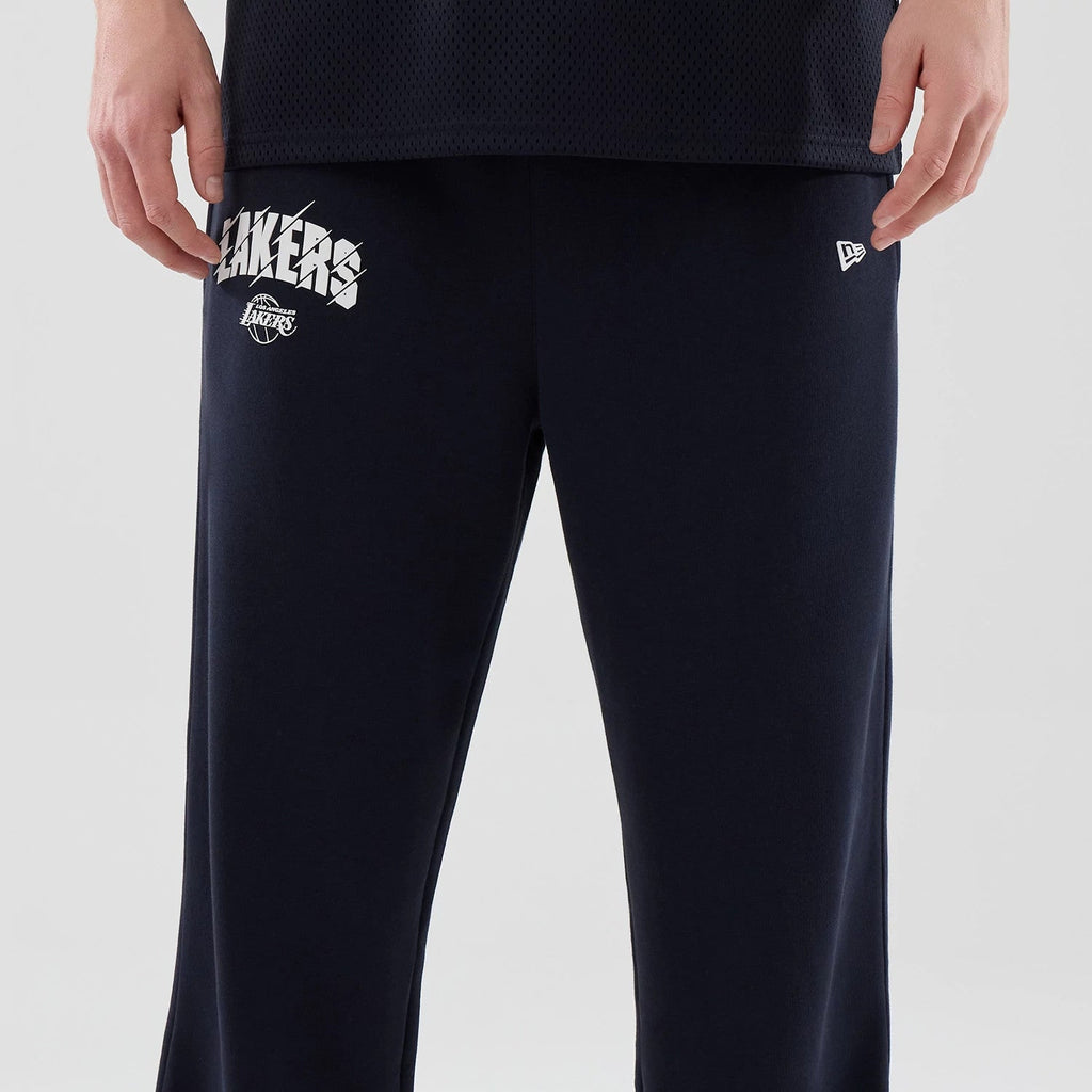 LA Lakers NBA Core Plus Navy Straight Leg Joggers-zelvios