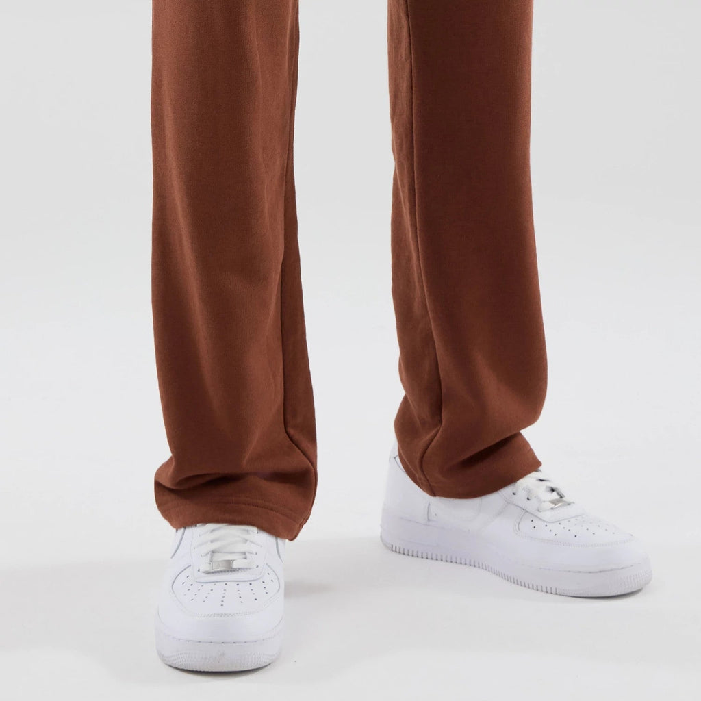 Chicago Bulls NBA Core Plus Brown Straight Leg Joggers-zelvios