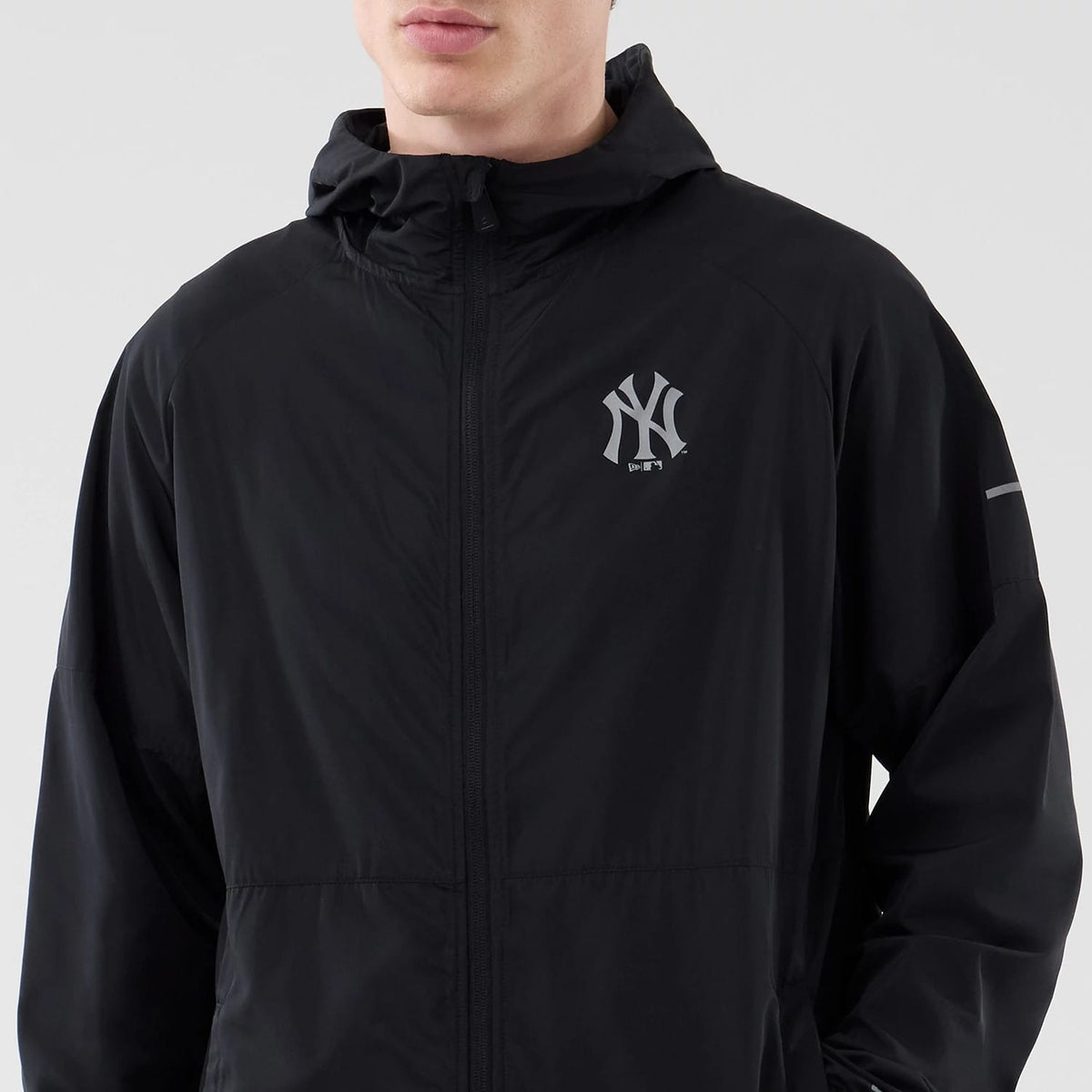 New York Yankees MLB Core Plus Windbreaker Black Jacket-zelvios