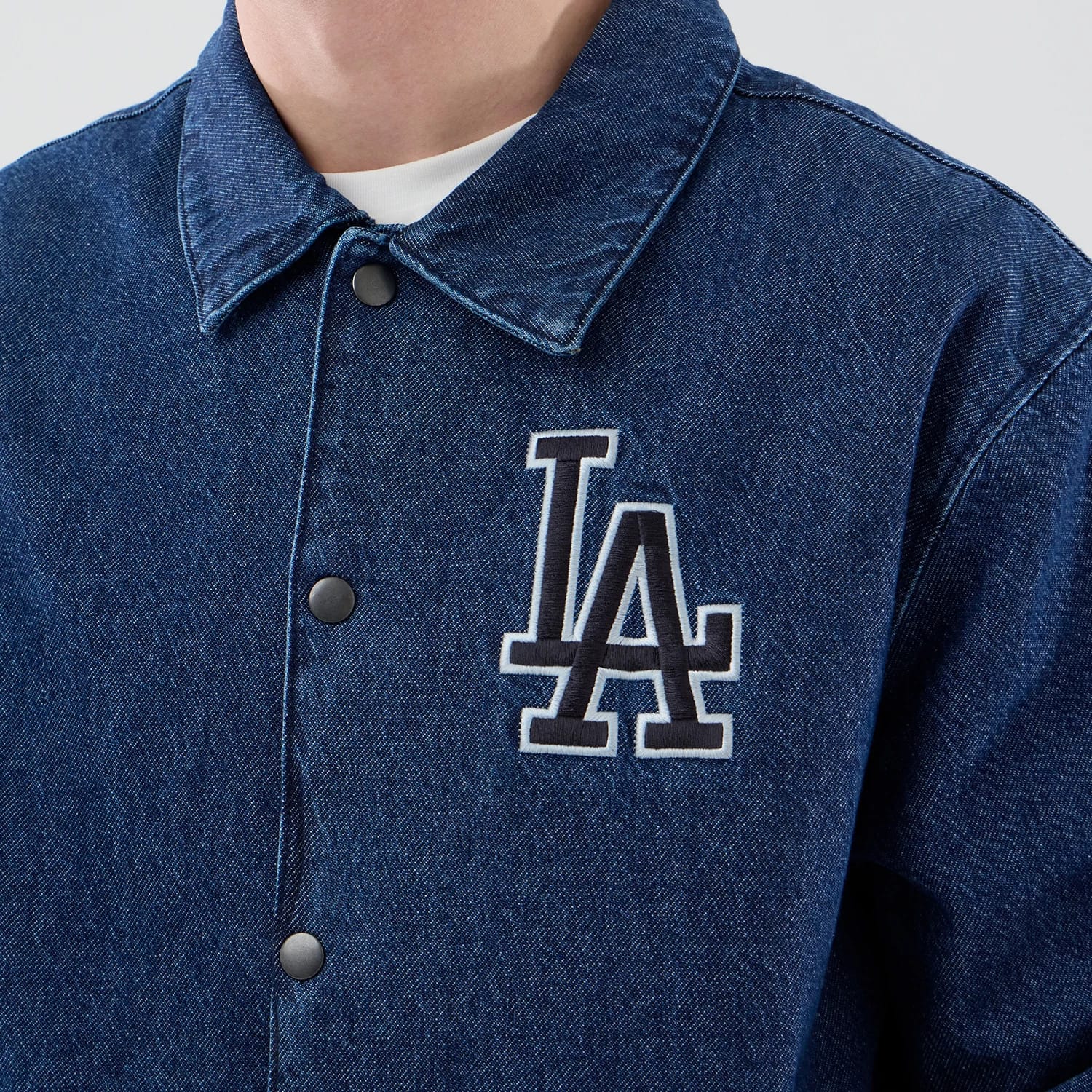 LA Dodgers MLB Coaches Dark Blue Jacket-kentox
