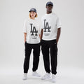 LA Dodgers MLB Graphic White Boxy T-Shirt-zelvios