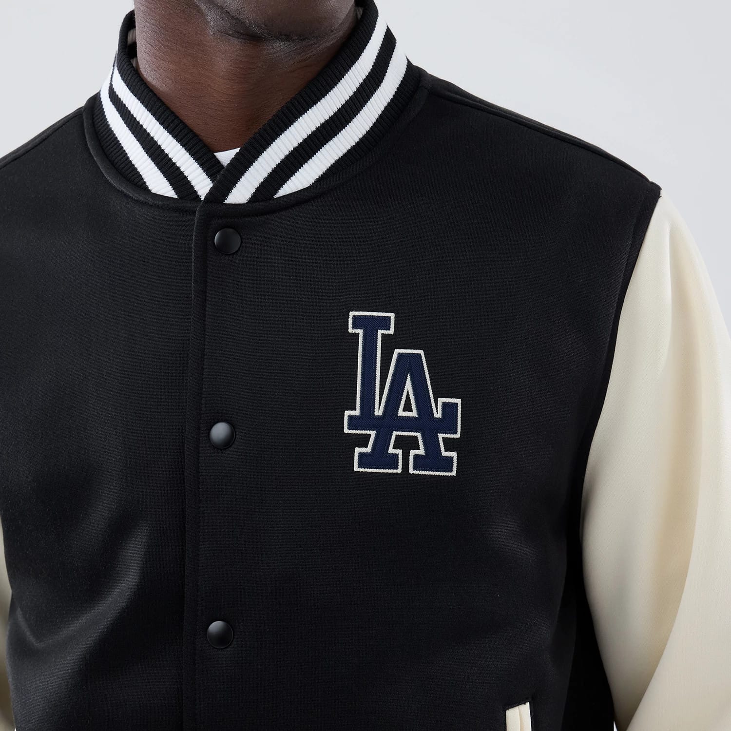 LA Dodgers MLB Jersey Bomber Black Jacket-kentox