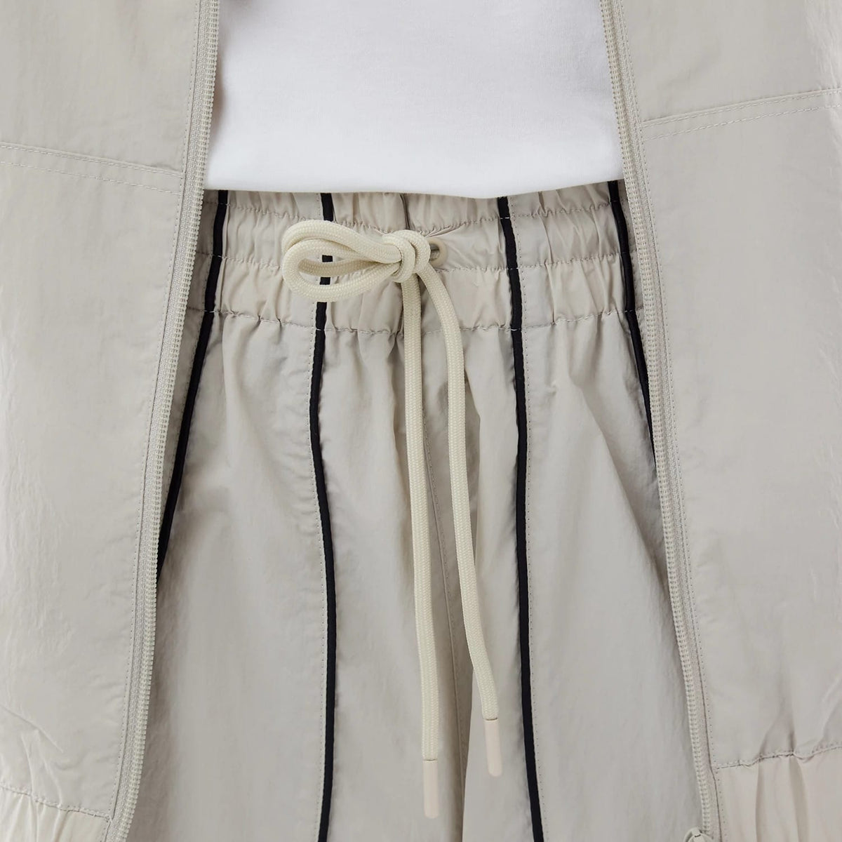 New York Yankees MLB Piping Track Cream Track Pants-zelvios