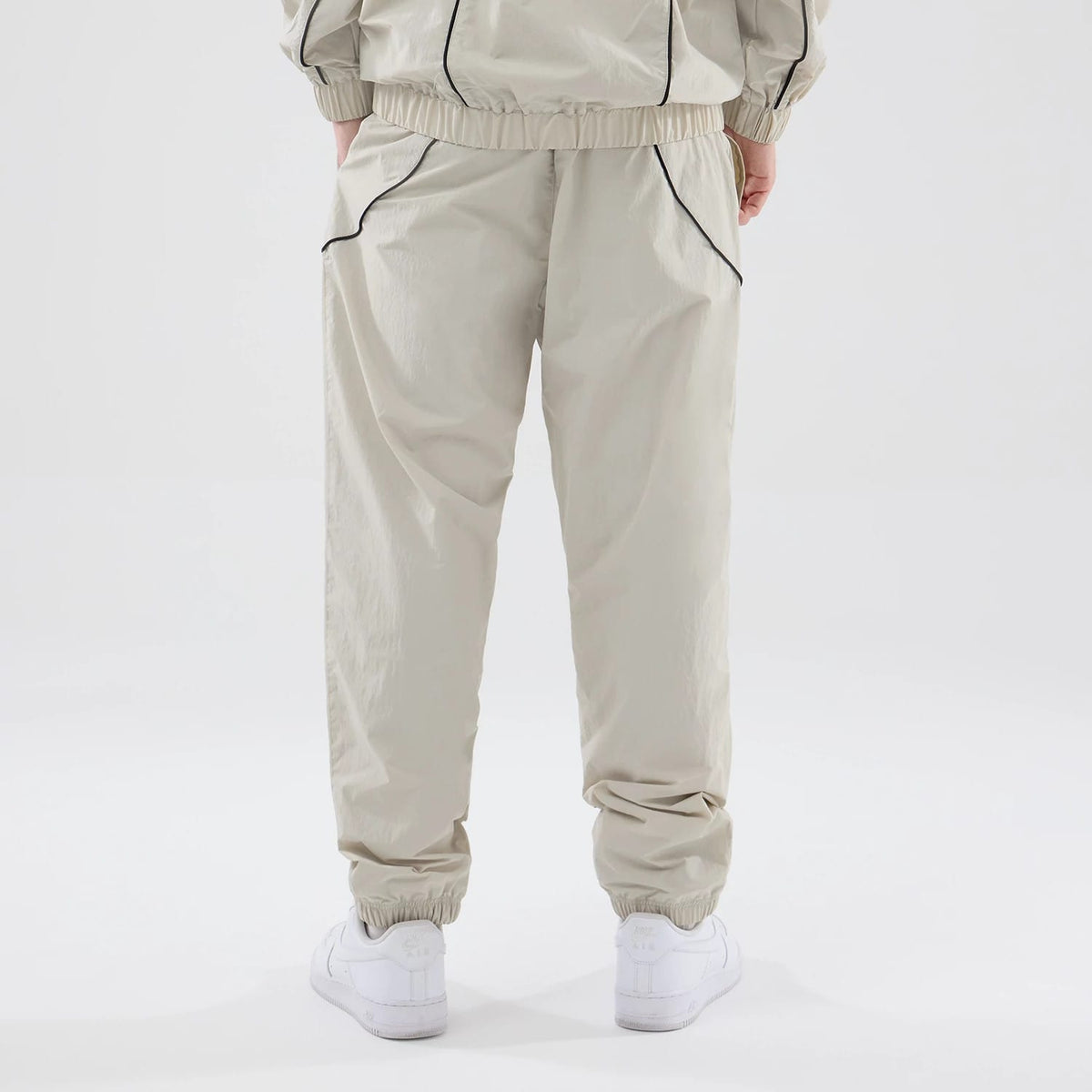 New York Yankees MLB Piping Track Cream Track Pants-zelvios