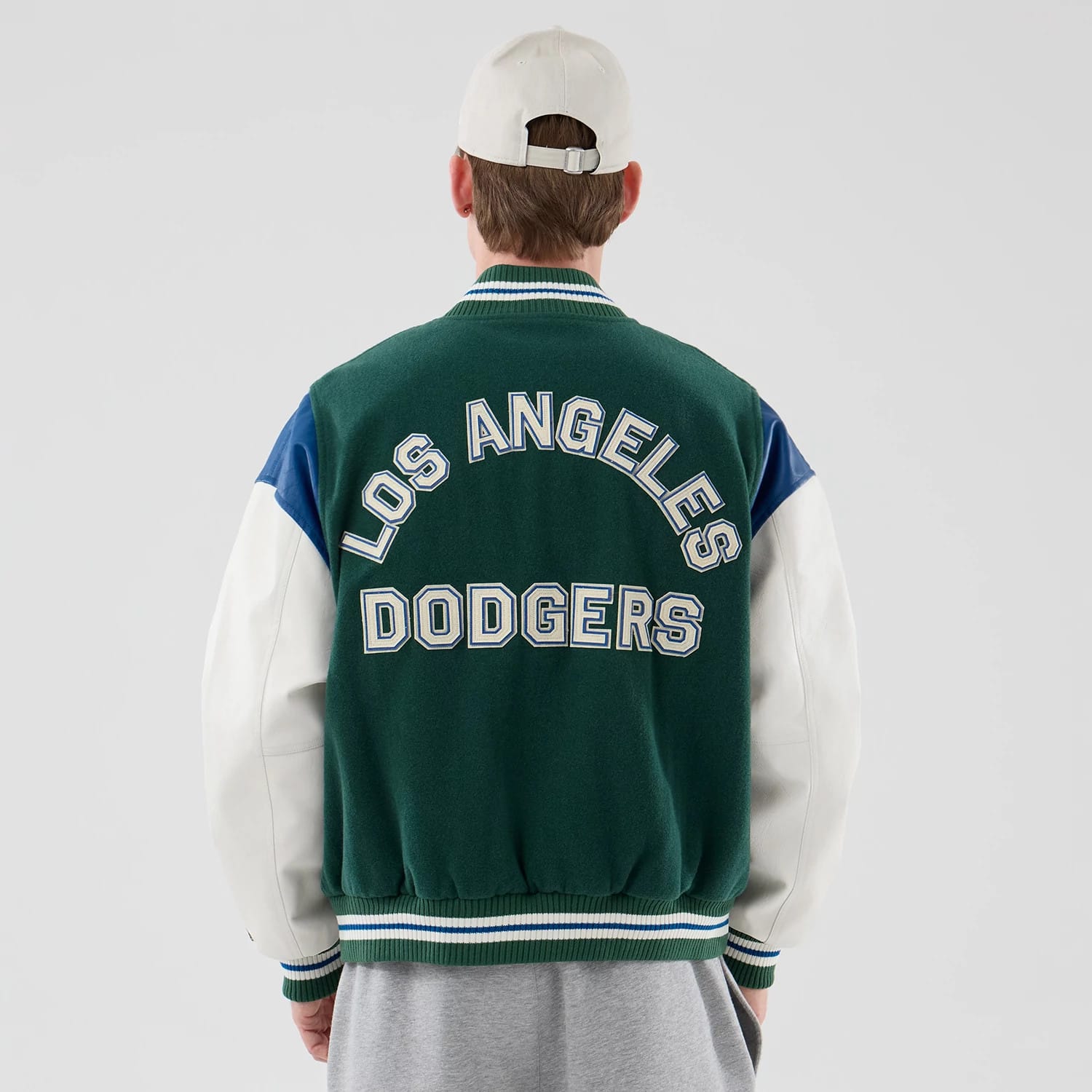 LA Dodgers MLB Varsity Dark Green Jacket-kentox