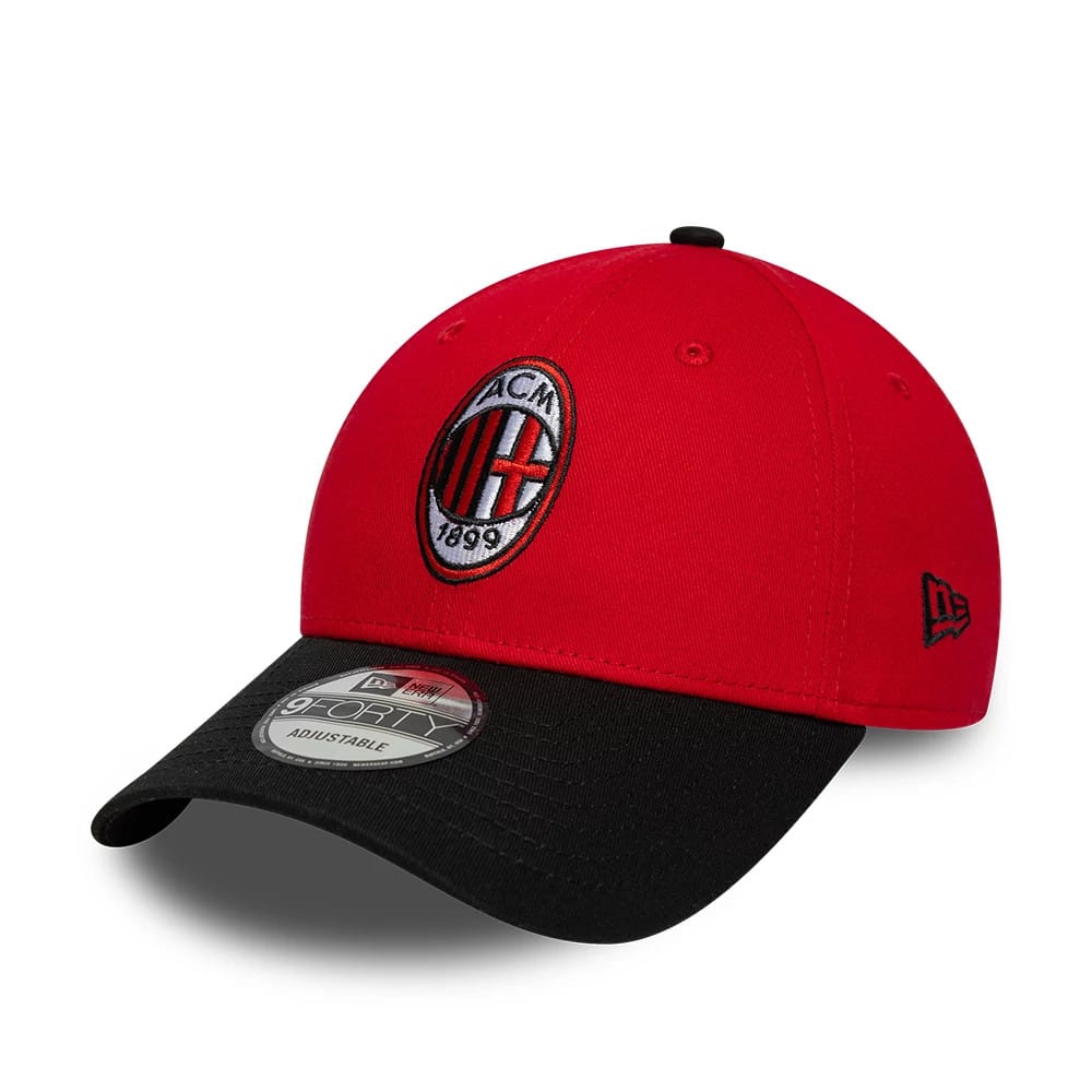 AC Milan Contrast Red & Black 9FORTY Adjustable Cap-zelvios