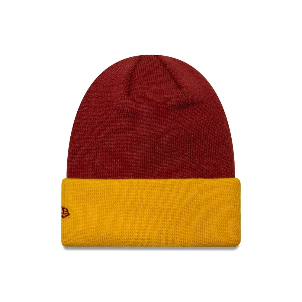 Youth AS Roma Team Dark Red Skull Knit Beanie Hat-zelvios