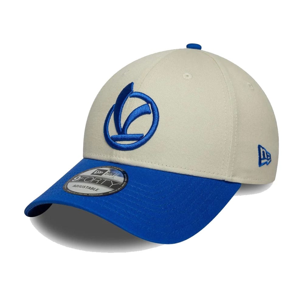 Vespa Contrast Visor Bright Blue 9FORTY Adjustable Cap-zelvios