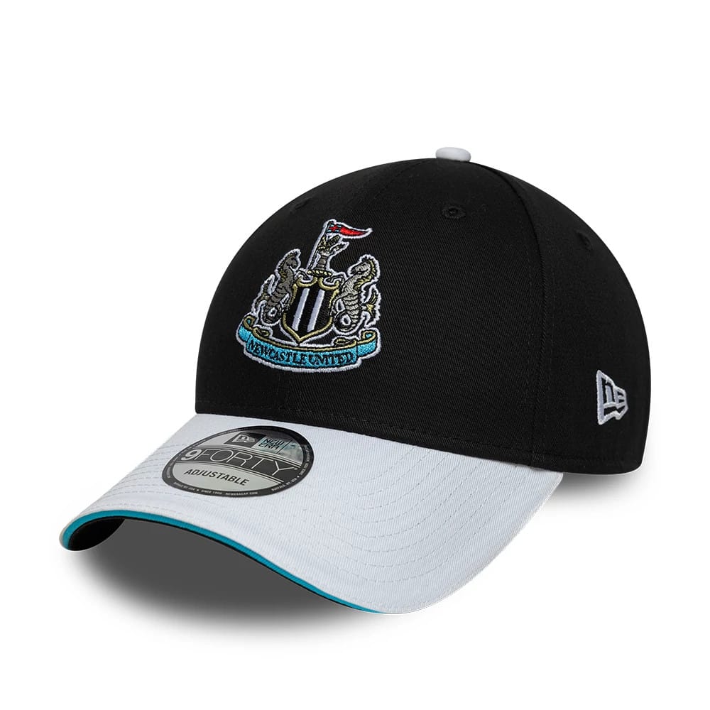 Newcastle United FC Team Black & White 9FORTY Adjustable Cap-zelvios