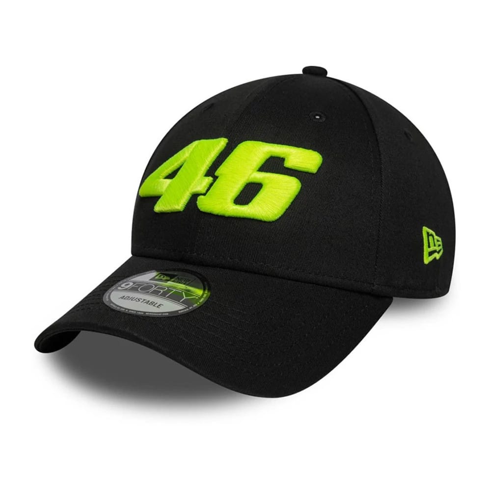 VR46 Logo Black 9FORTY Adjustable Cap-zelvios