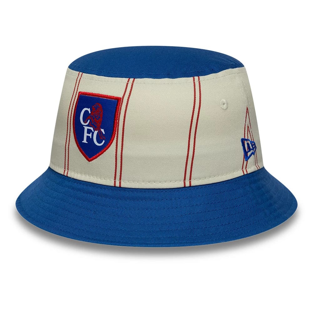 Chelsea FC 92 Cream & Blue Bucket Hat-zelvios