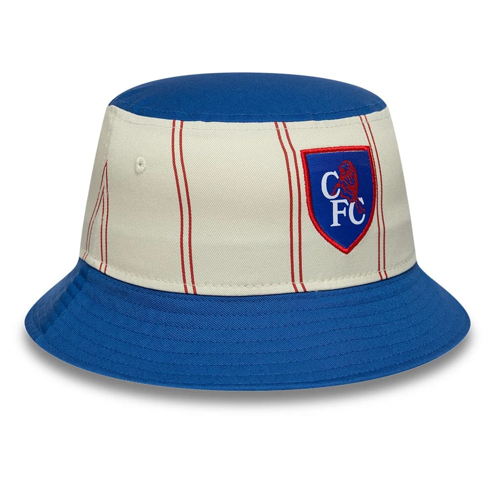 Chelsea FC 92 Cream & Blue Bucket Hat-zelvios