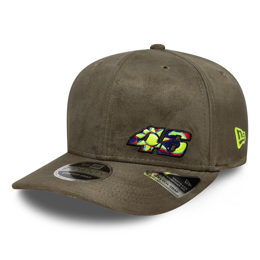 VR46 Flawless Green 9SEVENTY Stretch Snap Adjustable Cap-zelvios