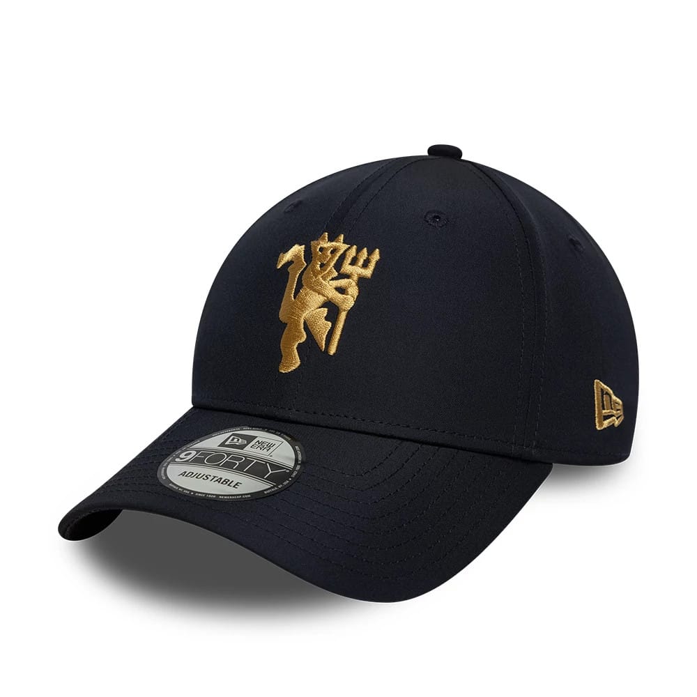 Manchester United FC Gold Navy 9FORTY Adjustable Cap-zelvios