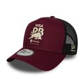 Visa Cash App Racing Bulls Dark Red 9FORTY E-Frame Trucker Adjustable Cap-zelvios