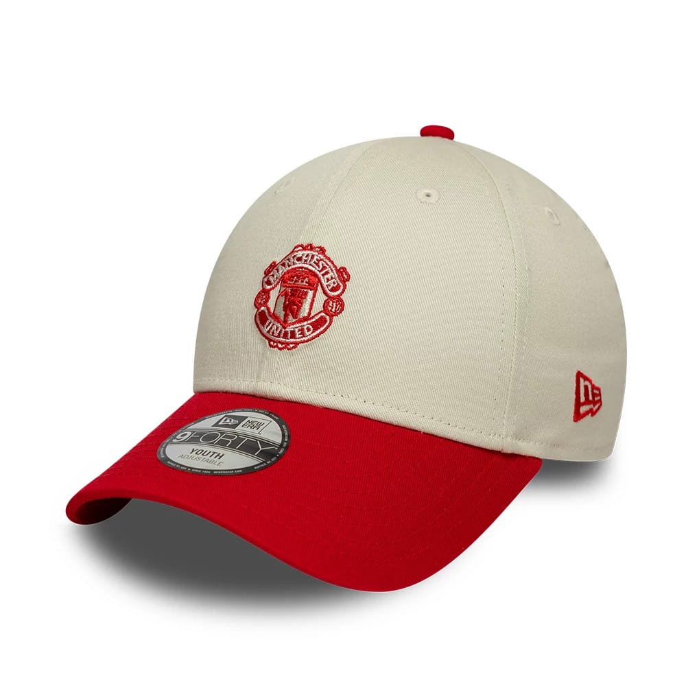Youth Manchester United FC Contrast Cream 9FORTY Adjustable Cap-zelvios