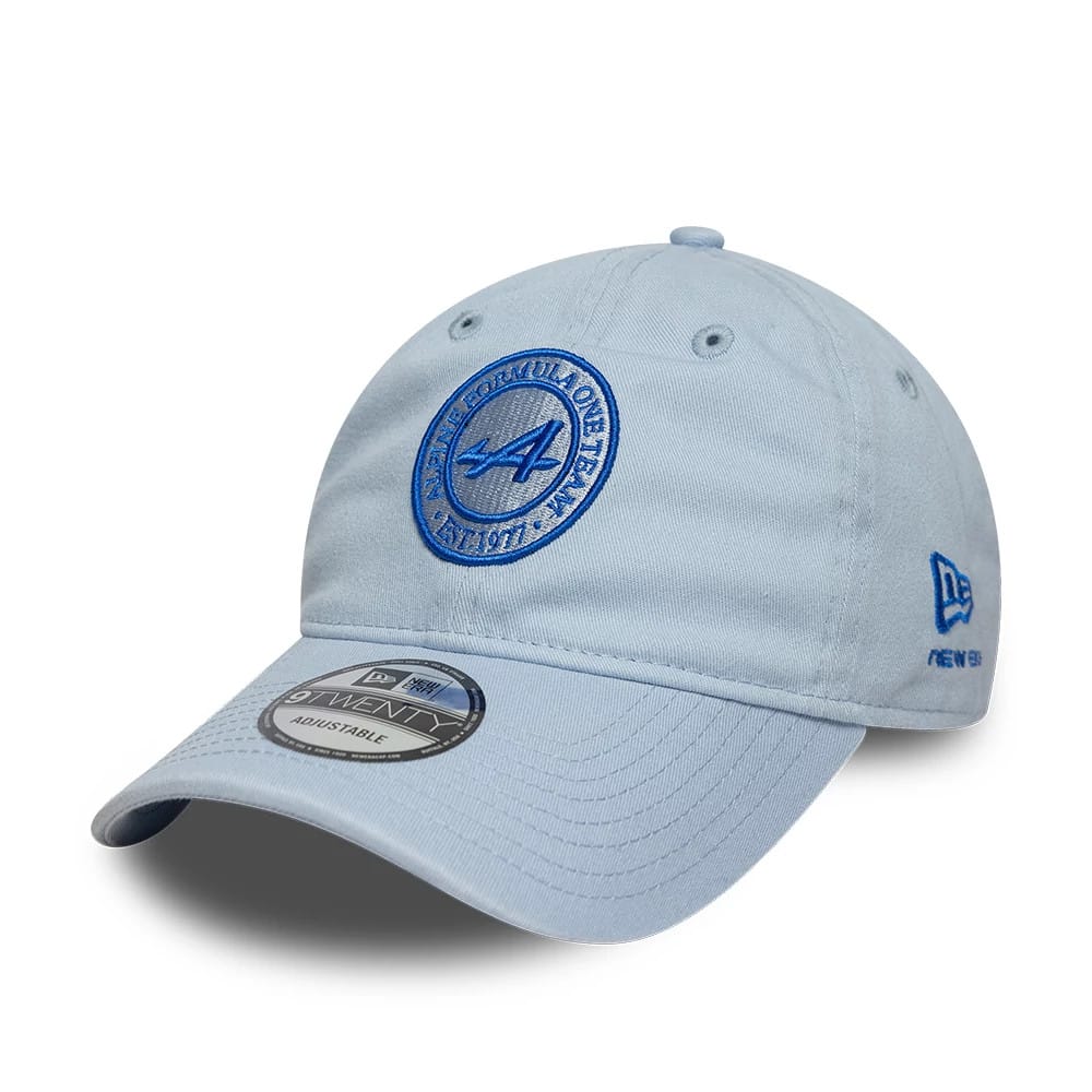 Alpine Racing Heritage Logo Blue 9TWENTY Adjustable Cap-zelvios