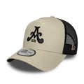Aston Villa FC Cream 9FORTY E-Frame Trucker Adjustable Cap-zelvios