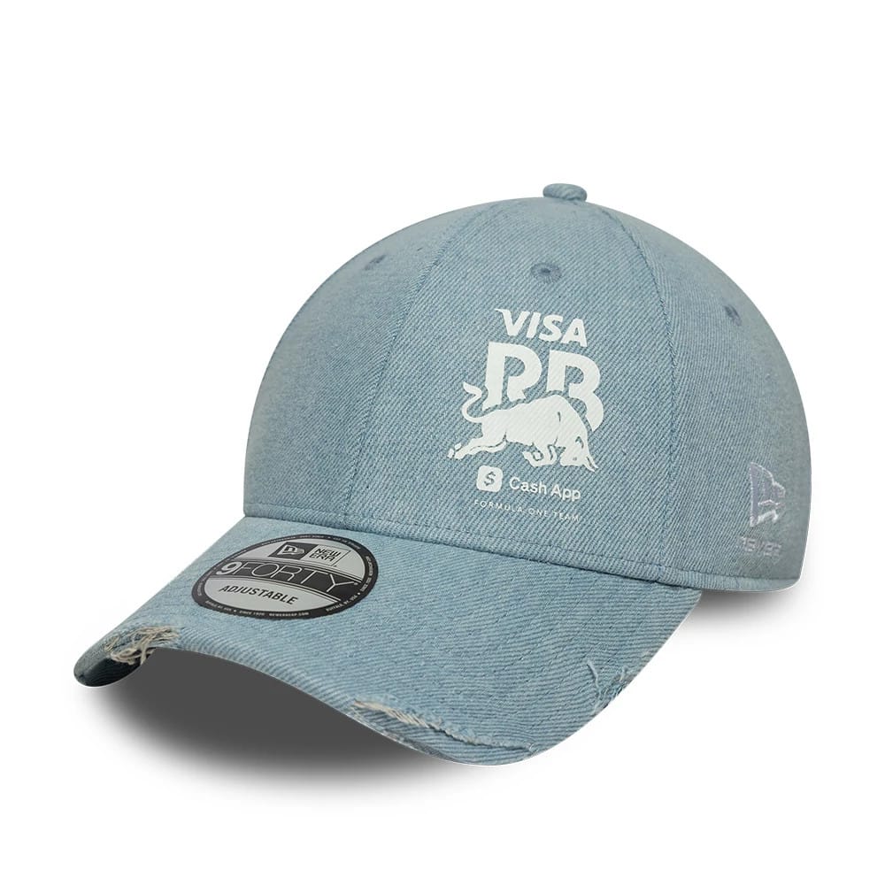 Visa Cash App Racing Bulls Denim Open Blue 9FORTY Adjustable Cap-zelvios