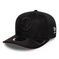 TGR Haas F1 Team Suede Black 9SEVENTY Stretch Snap Adjustable Cap-zelvios