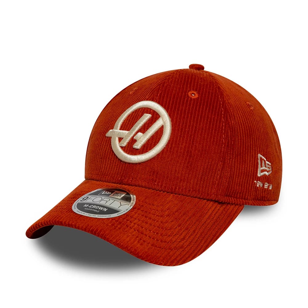TGR Haas F1 Team Cord Red 9FORTY M-Crown Adjustable Cap-zelvios