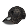 LA Dodgers Womens MLB Cosy Leopard Black 9FORTY Adjustable Cap-zelvios