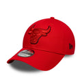 Chicago Bulls NBA Outline Red 9FORTY Adjustable Cap-zelvios