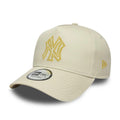 New York Yankees MLB Metallic Outline Cream 9FORTY A-Frame Adjustable Cap-zelvios