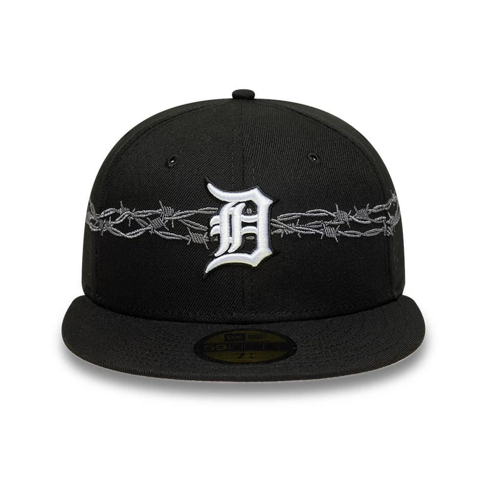 Detroit Tigers MLB Icon Black 59FIFTY Fitted Cap-kentox