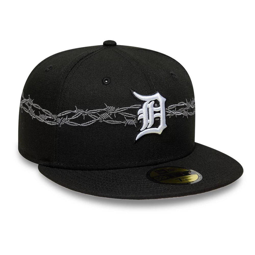 Detroit Tigers MLB Icon Black 59FIFTY Fitted Cap-kentox