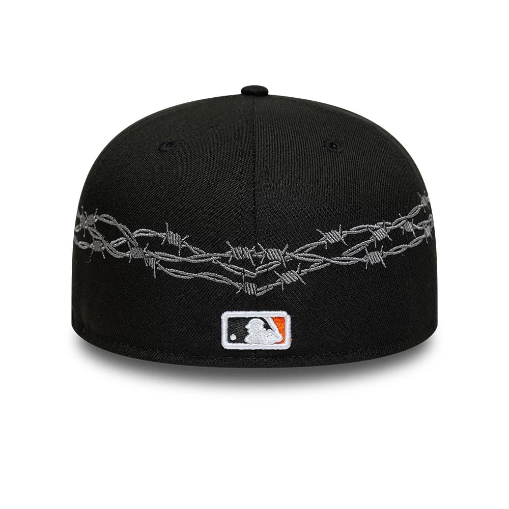 Detroit Tigers MLB Icon Black 59FIFTY Fitted Cap-kentox