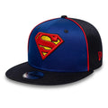 Superman Youth DC Blue & Black 9FIFTY Snapback Adjustable Cap-zelvios