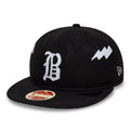 Atlanta Braves MLB Heritage Black Retro Crown 9FIFTY Adjustable Cap-zelvios