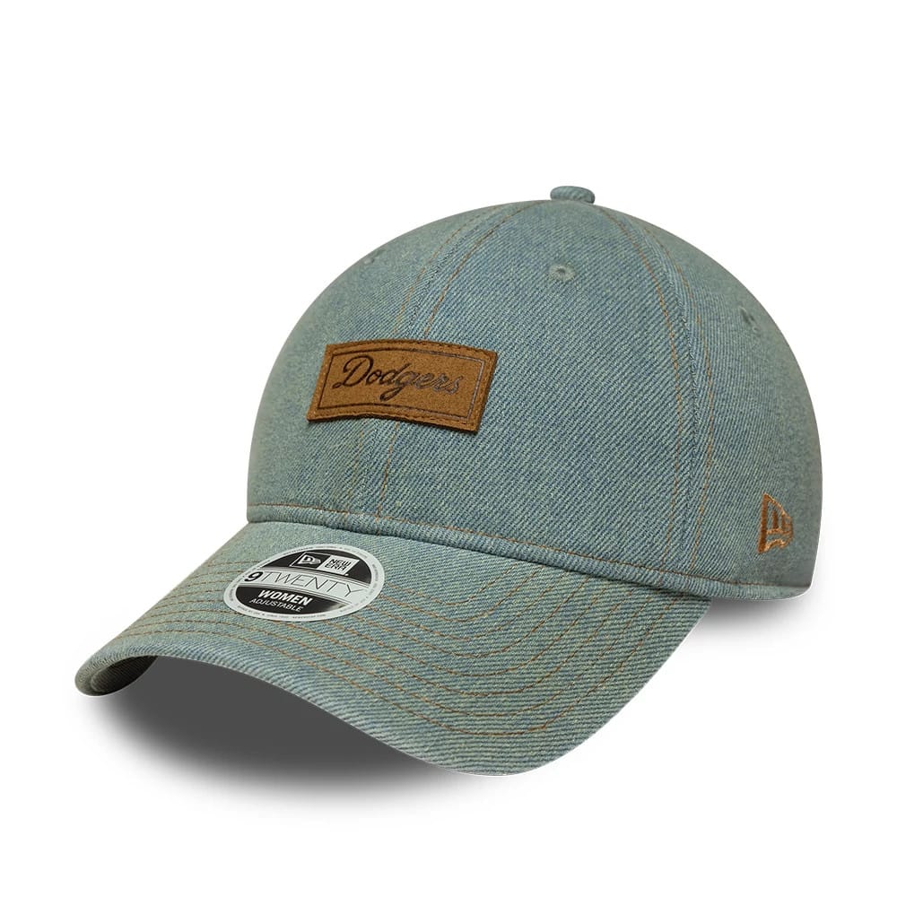 LA Dodgers Womens MLB Denim Pastel Blue 9TWENTY Adjustable Cap-zelvios