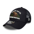 New Era Graphic Navy 9FORTY M-Crown A-Frame Trucker Adjustable Cap-zelvios