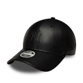 Yankees Womens MLB Diamante PU Black 9FORTY M-Crown Adjustable Cap-zelvios