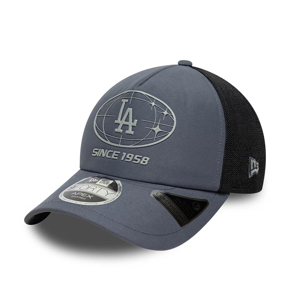 LA Dodgers MLB Graphic Grey 9FORTY Apex Adjustable Cap-zelvios