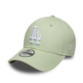 LA Dodgers Youth MLB League Essential Pastel Green 9FORTY Adjustable Cap-zelvios