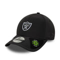 Las Vegas Raiders NFL Recycled Black 9FORTY Adjustable Cap-zelvios