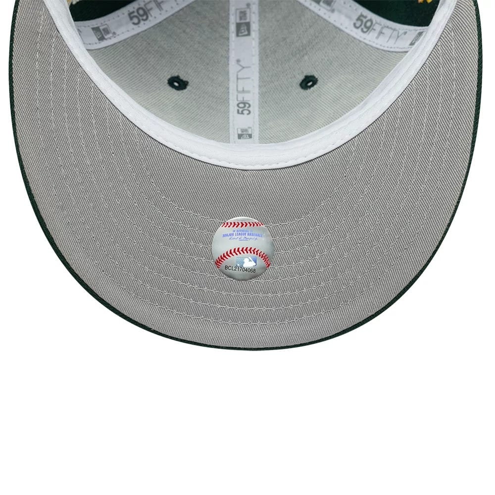 Athletics MLB Historic Dark Green Low Profile 59FIFTY Fitted Cap-zelvios