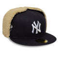 New York Yankees MLB World Series Navy Dogear 59FIFTY Fitted Cap-zelvios