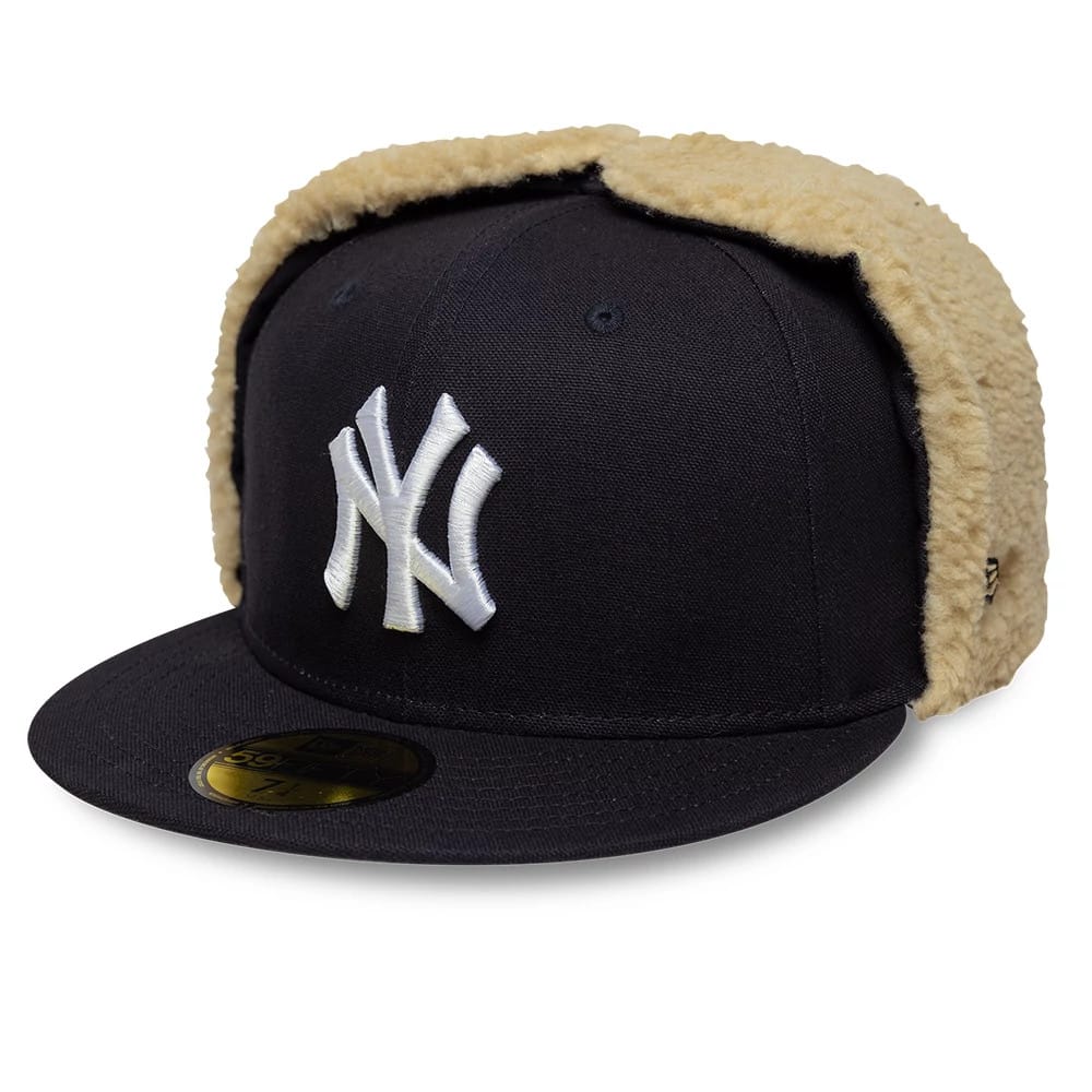New York Yankees MLB World Series Navy Dogear 59FIFTY Fitted Cap-zelvios